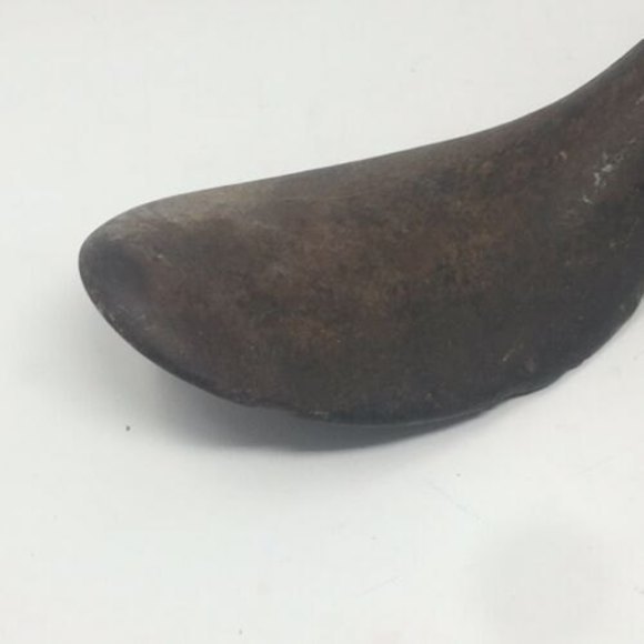 Antique Vintage Cast Iron Cobbler‎ Shoe Form Mold Shoemaker Tool Metal Foot - Picture 7 of 12